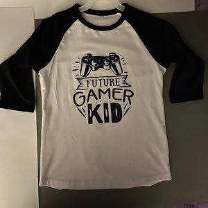 Cricut custom made children shirt. Kids unisex gamer shirt.